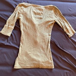 Vintage A&F Olive green Henley